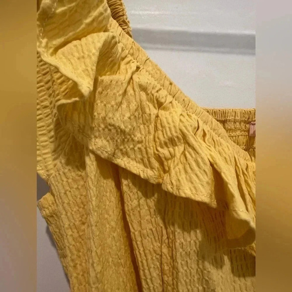 Francesca's Miami Collection Yellow Crepe Sundress NWT - Picture 7 of 12